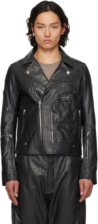 Jakna Rick Owens Rick Owens Hollywood Bauhaus Stooges Leather Jacket Črna | RU01E5765 LTP, 0