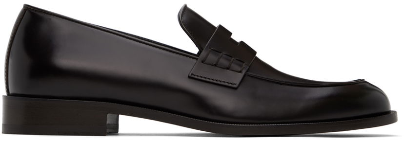 Oblačila Giorgio Armani Giorgio Armani Leather Loafers Črna | X2A402_XF294_158