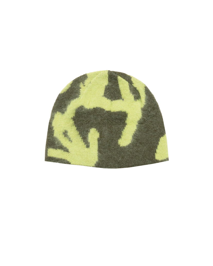 Beanie GRAMICCI Gramicci Mohair Burly Runningman Beanie Zelena | G5FA-151-CHT