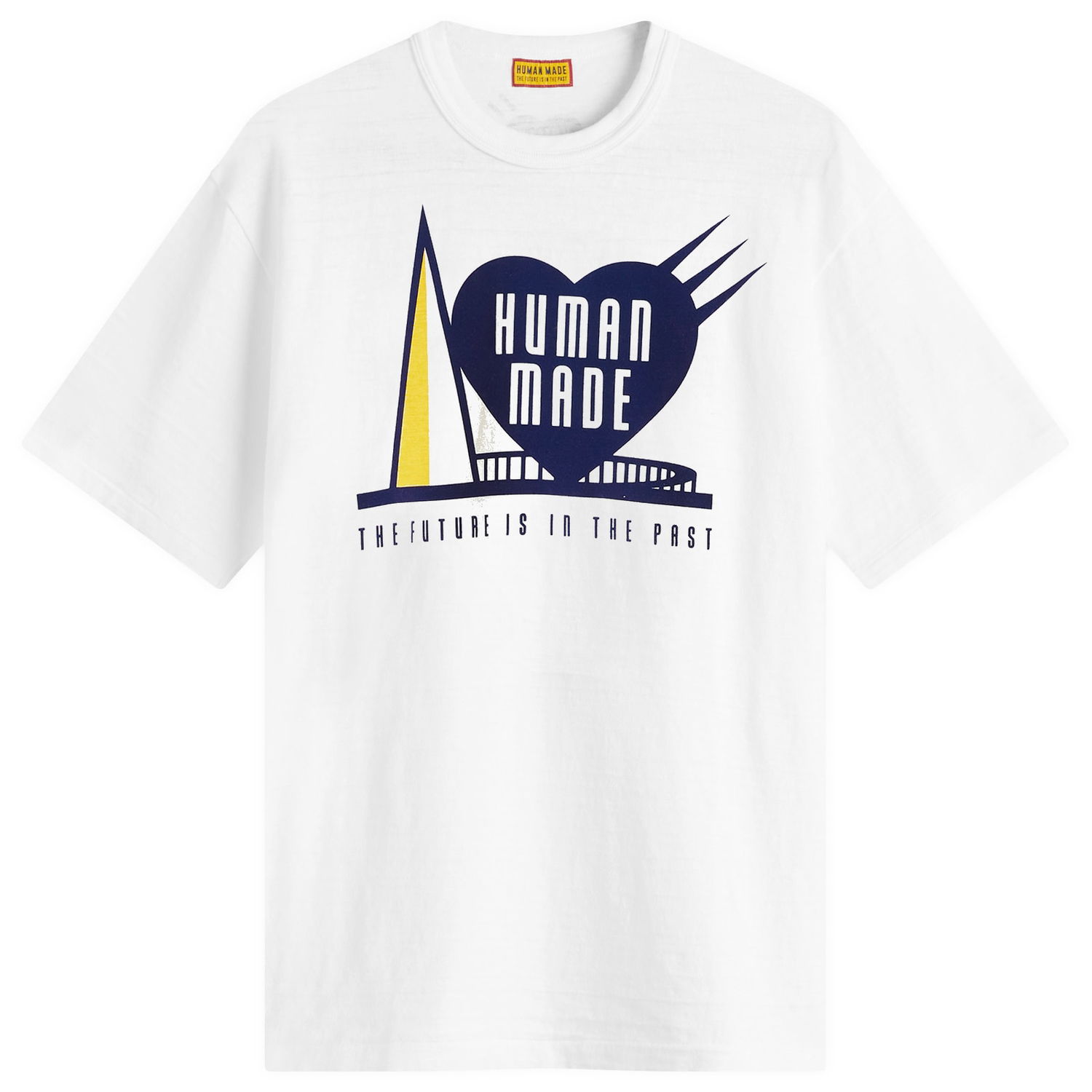 Majica Human Made The Future is in the Past Graphic T-Shirt, Size Large Bela | HM29TE025-WHT, 1