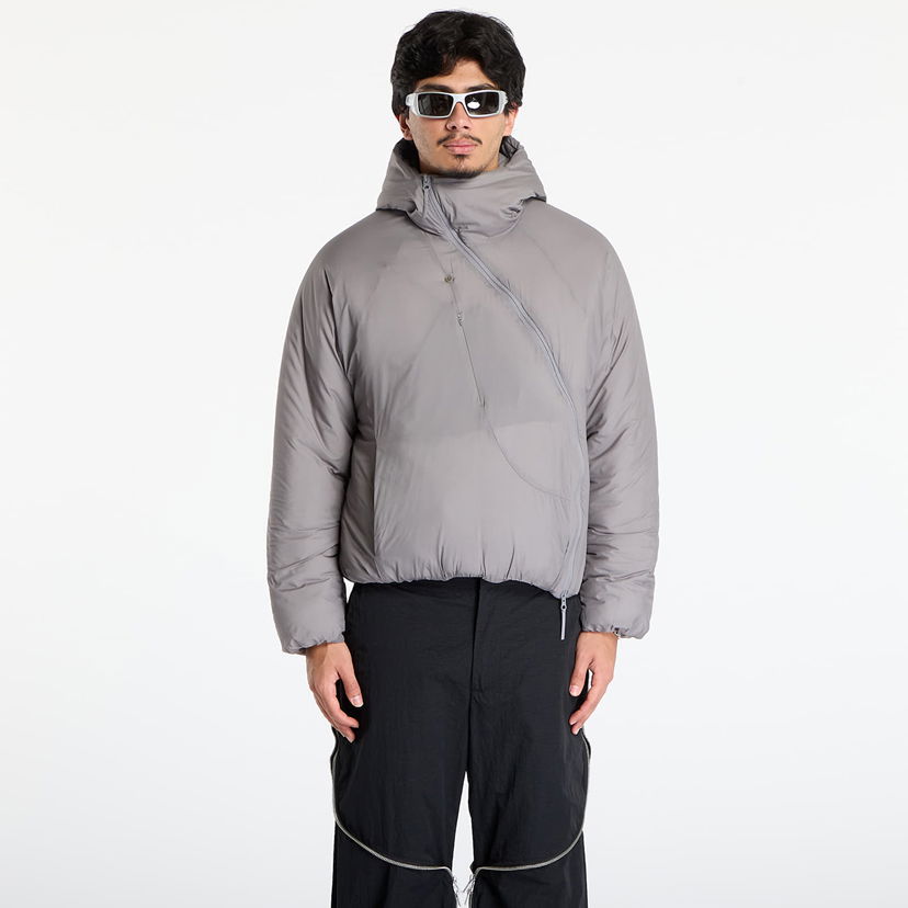 Puhovka Post Archive Faction (PAF) Puffer Hooded Asymmetrical Zip Air Jacket Črna | A1-000GR