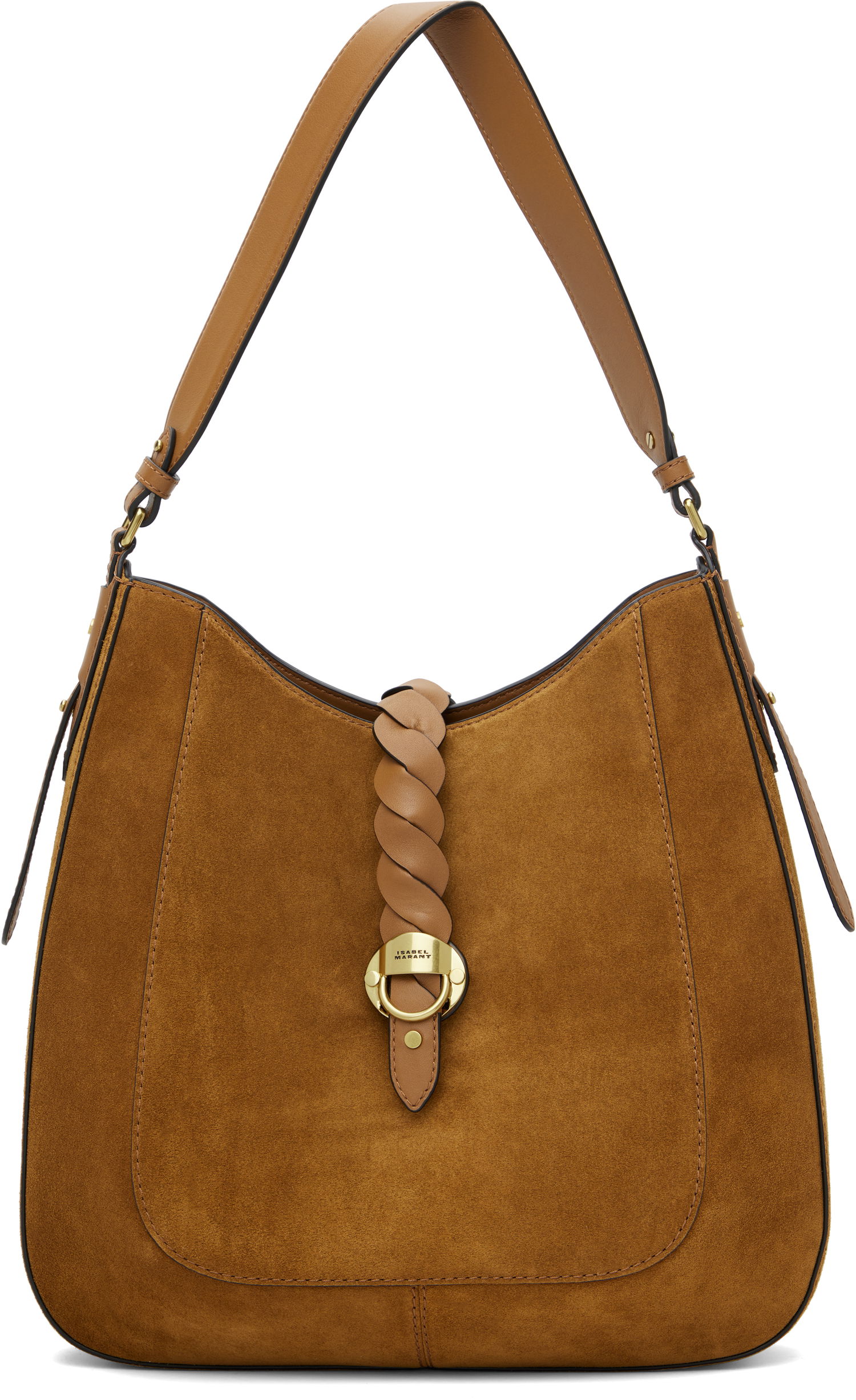 Torbica ISABEL MARANT Isabel Marant Altay Suede Shoulder Bag Rjava | PP0353FA-C2C21M, 0