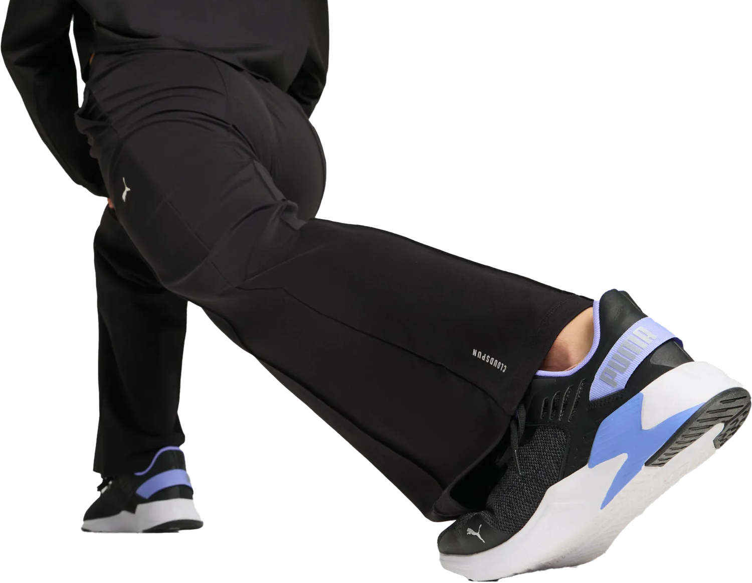 Trenirka Puma Puma CLOUDSPUN HW Wide Leg Pants Črna | 525764-01, 1