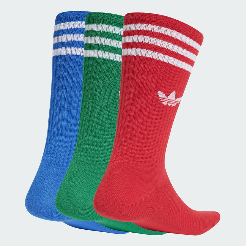 Nogavice adidas Performance 3 Pairs Crew Socks Večbarvna | JJ1985