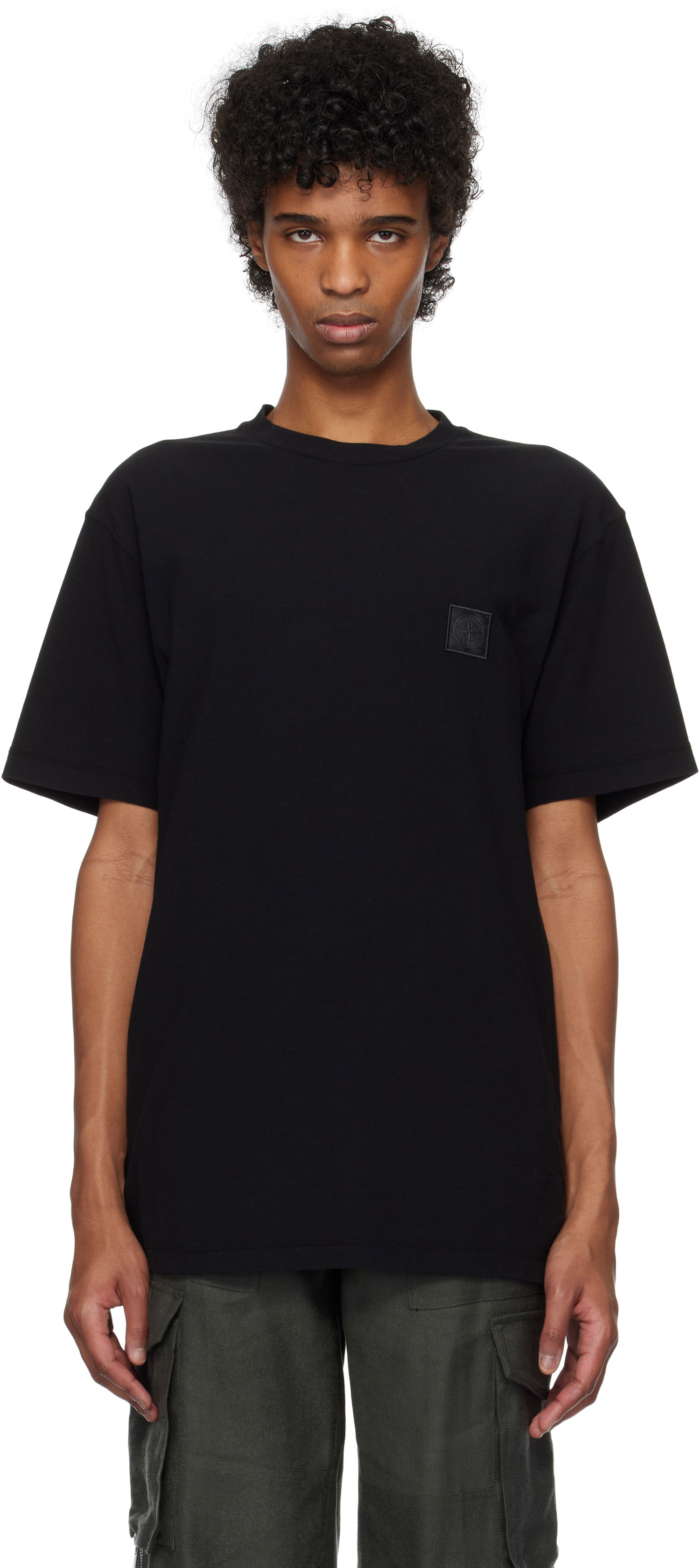 Majica Stone Island Stone Island Garment Dyed Tee Črna | K1S15 2100008 S0F11, 0