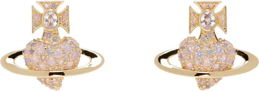 Uhani Vivienne Westwood Vivienne Westwood Agnatha Orb Earrings Roza | 6201036H-02R784-