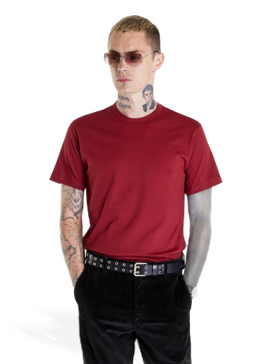 Majica Comme des Garçons SHIRT Knit T-Shirt Bordo | FJ-T016