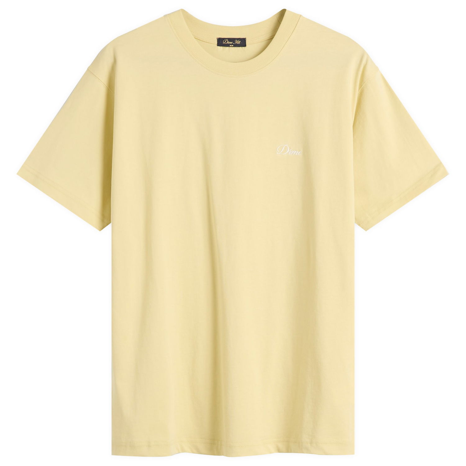 Majica Dime Dime Cursive Small Logo T-Shirt, Size Large Rumena | DIMEFA2544CRE, 1