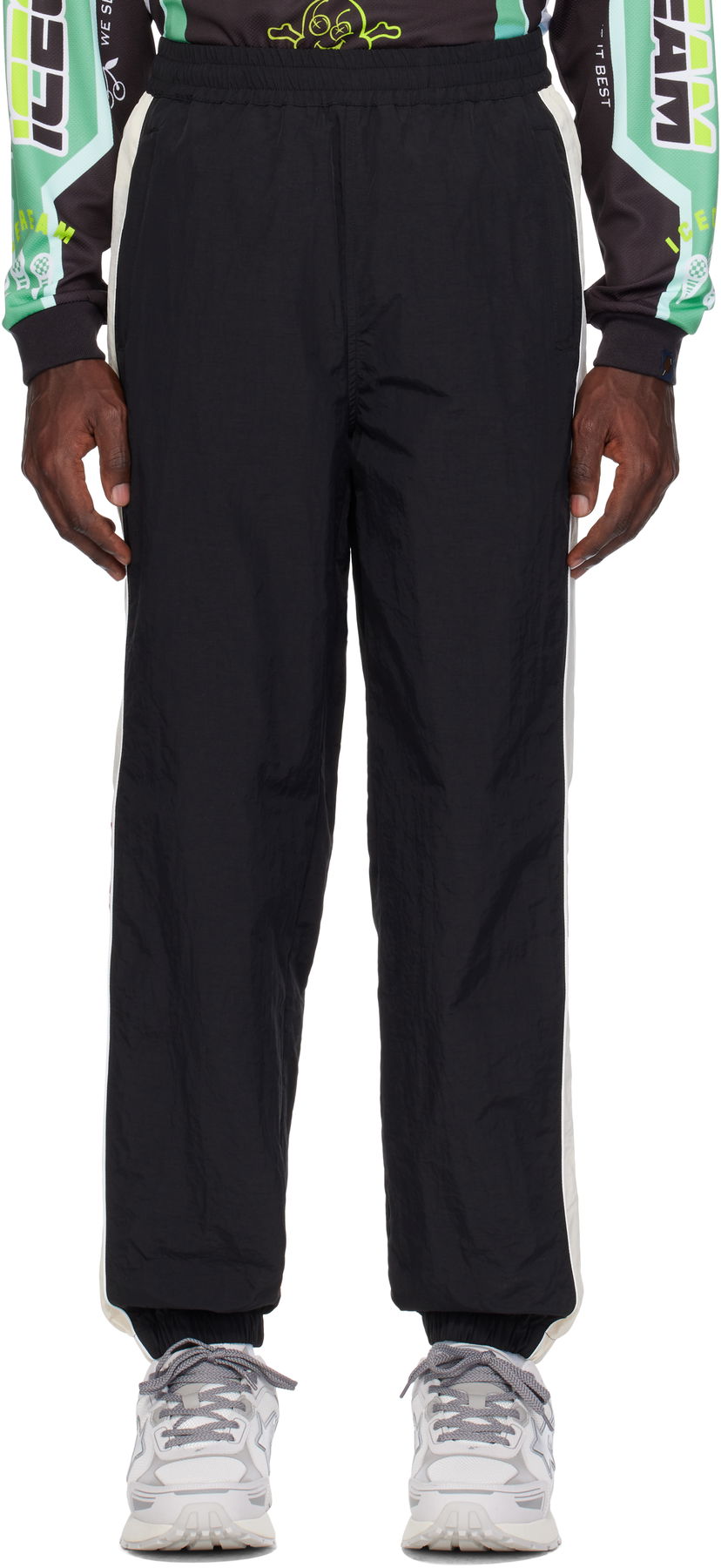 Trenirka BBC IceCream ICECREAM Nylon Track Pants Črna | IC24431