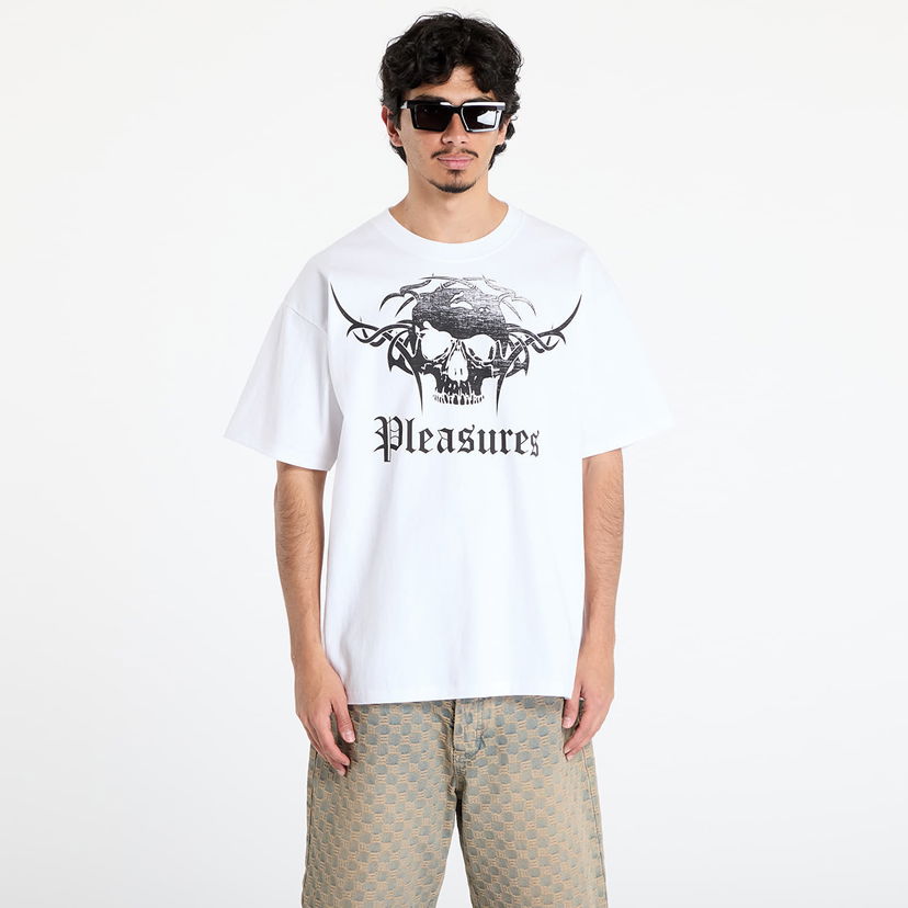 Majica Pleasures Pleasures Tradition Graphic T-Shirt Bela | P25SU049 WHITE