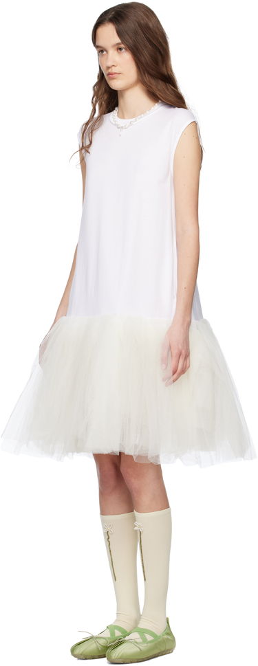 Obleke Simone Rocha Simone Rocha Relaxed Ballet Tutu Midi Dress Bela | 7396 0553, 3