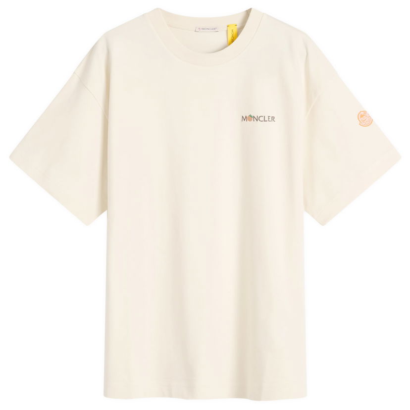 Majica Moncler Men's Gilga Farm by Donald Glover Heavy T-Shirt, Size Large Bela | 8C000-05-89AZ9-02B