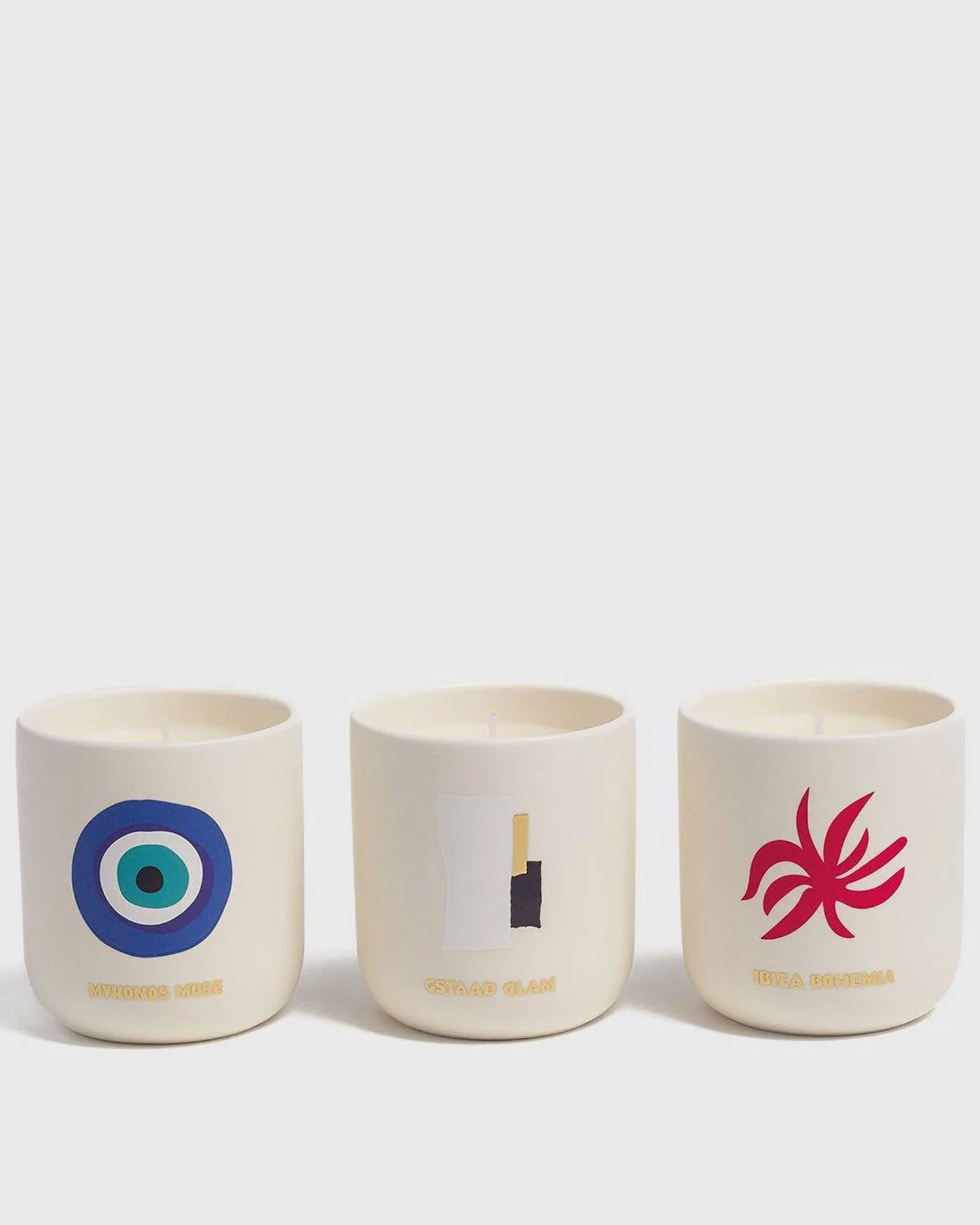 Sveče ASSOULINE Travel From Home Mini Scented Candle Set Večbarvna | 882664008116, 1