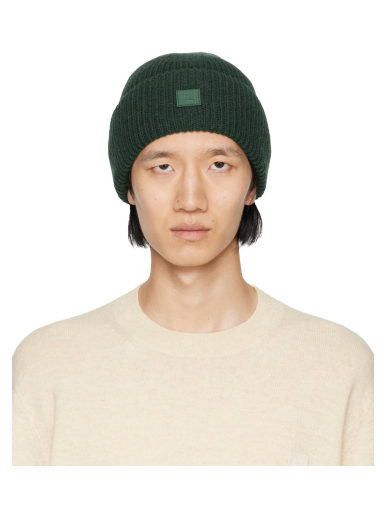 Beanie Acne Studios Small Logo Beanie Zelena | C40270-