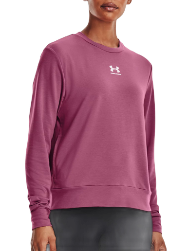 Pulover Under Armour Sweatshirt Rival Terry Crew Roza | 1369856-669