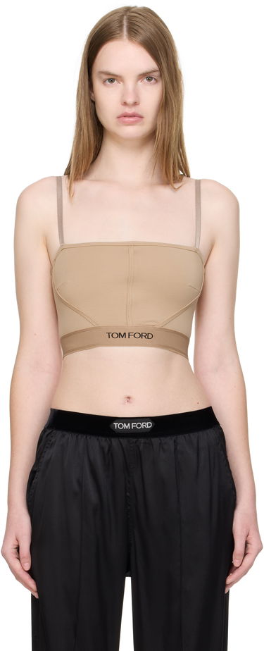 Majica brez rokavov Tom Ford Tom Ford Signature Camisole Bež | TSJ472-JEX166, 0
