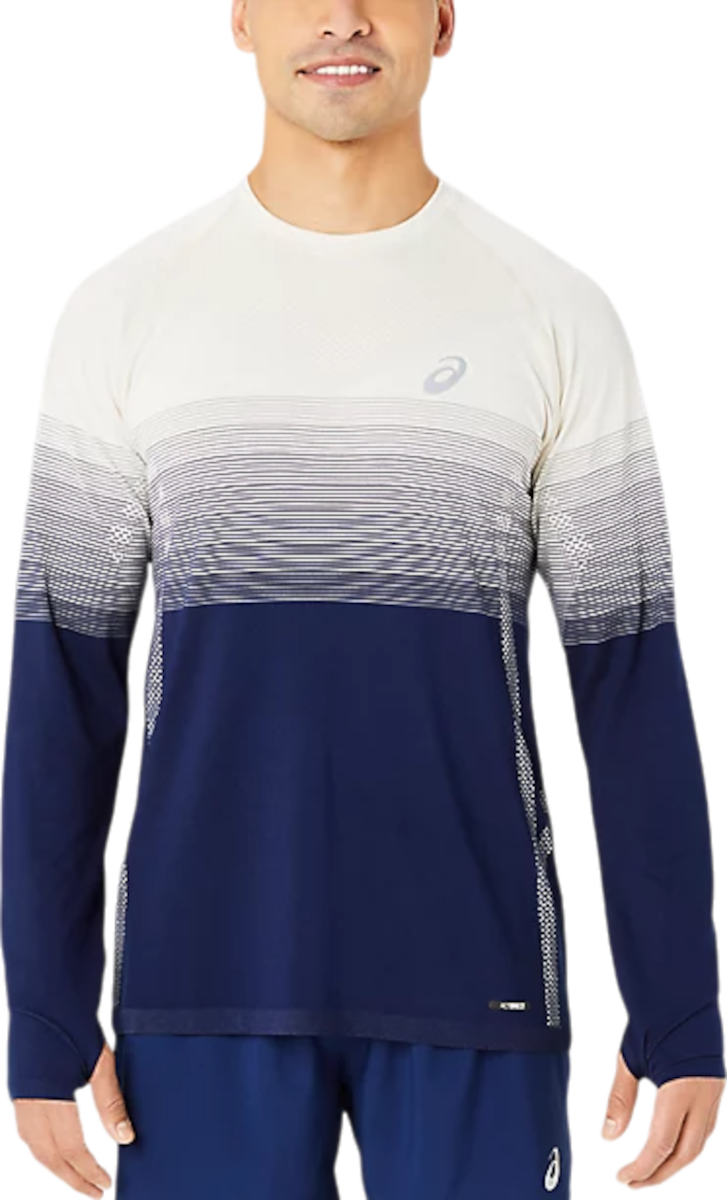 Majica Asics Long Sleeve Running Shirt Modra | 2011c394-200