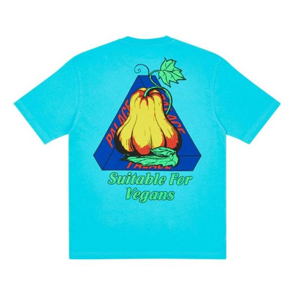 Majica Palace Palace Nein Cheese Nein Egg T-Shirt Short Sleeve Modra | P19TS301