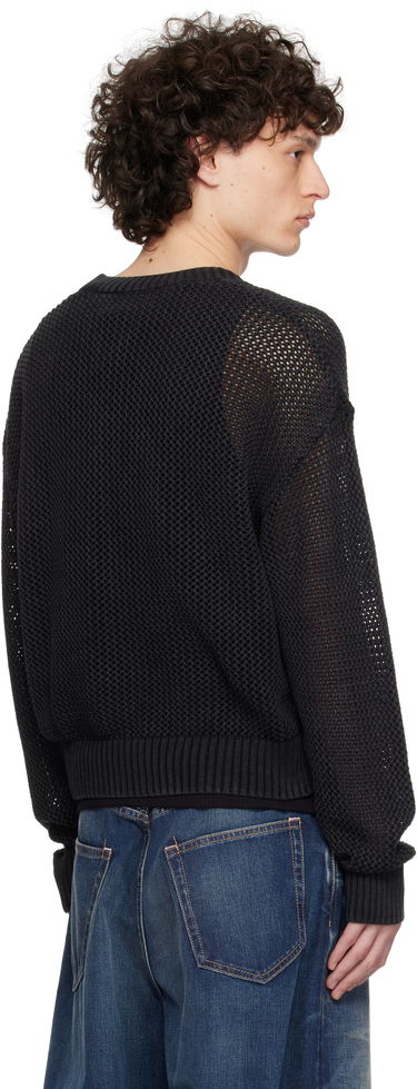 Pleteni pulover Represent Clo Represent Open Gauge Knit Sweater Črna | MLM3821, 2