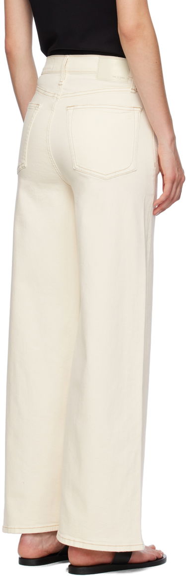 Kavbojke rag & bone Sofie Ankle Wide-Leg Jeans Bela | WDD24P2993BREC, 2