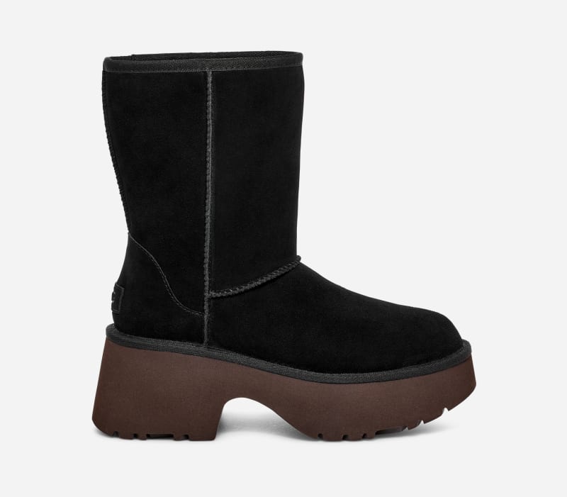Superge in čevlji UGG Classic Short New Heights Boot Črna | 1158310-BLK