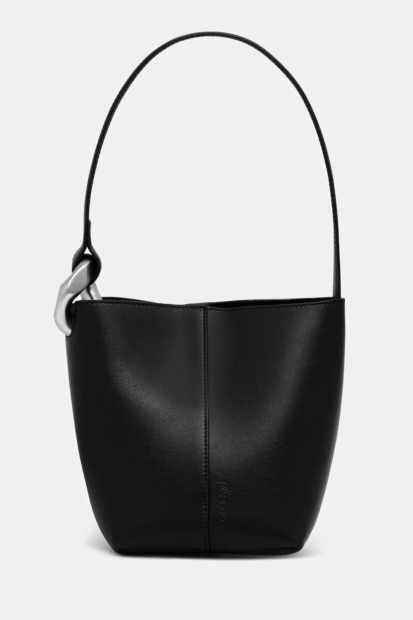 Torbica JW Anderson JW Anderson The Jwa Corner Small Bucket Bag Črna | HB0741.LA0232