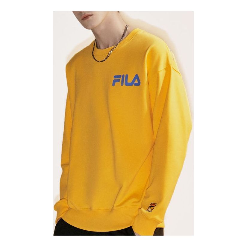 Pulover FILA Fusion Alphabet Logo Sweatshirt Rumena | T11U038205F-YE