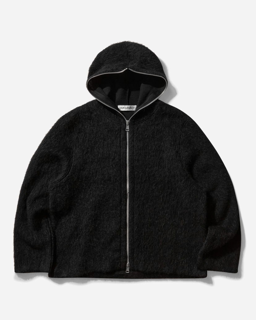 Pulover OUR LEGACY Full Zip Hoodie Črna | M4243FBH 001