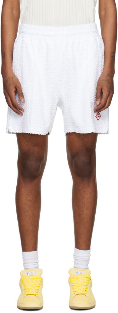 Kratke hlače Casablanca Monogram Shorts Bela | MPS24-JTR-113-01, 0