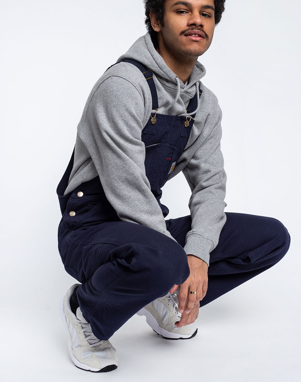 Hlače in kavbojke Carhartt WIP Bib Overall Mornarica | I026462, 1