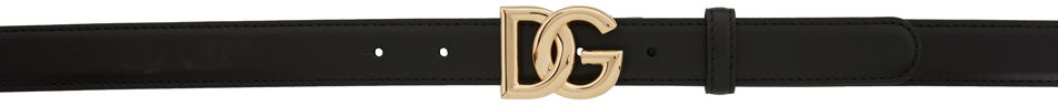 Pasovi Dolce & Gabbana Black Logo Belt Črna | BE1447AW576, 0
