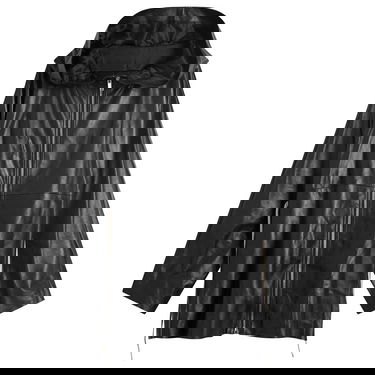 Jakna Rick Owens Rick Owens Zip Front Hooded Leather Jacket Črna | RP02E4745-LBY-09, 0