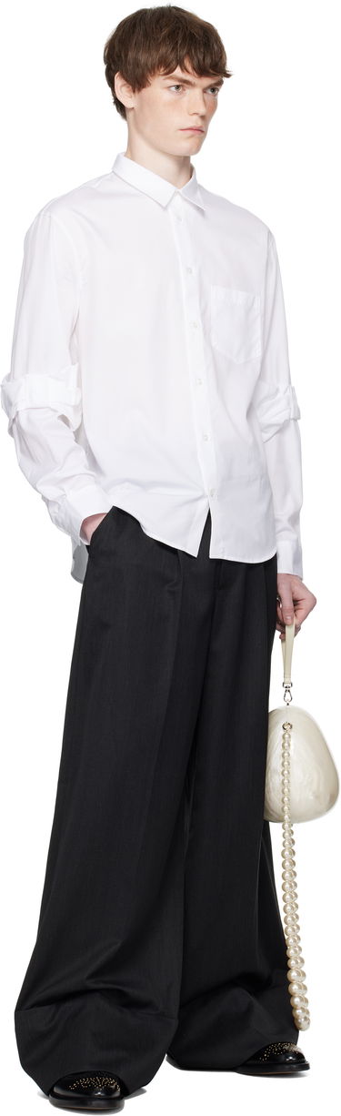Hlače Simone Rocha Simone Rocha Wide Leg Multi Belt Loop Trousers Črna | 4159 1217, 3