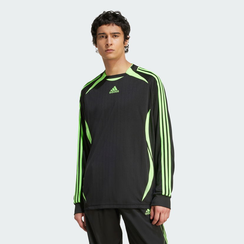 Dres adidas Performance Teamgeist Adicolor Long Sleeve Jersey Črna | JW5908