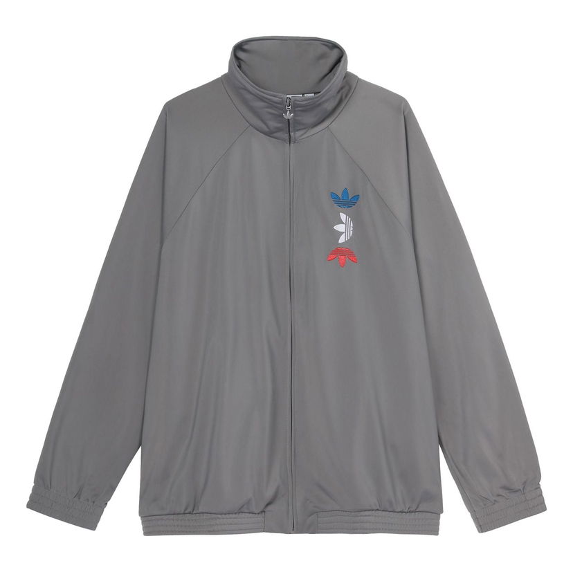 Bomber jakna adidas Originals Originals Logo Metallic Sports Jacket Siva | FS7322