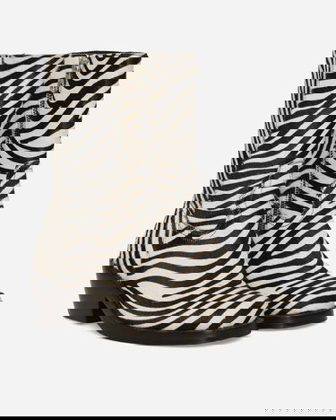 Modni dodatki Dries Van Noten Ponyhair Zebra Print Boots Večbarvna | 252-021707-302 900, 2
