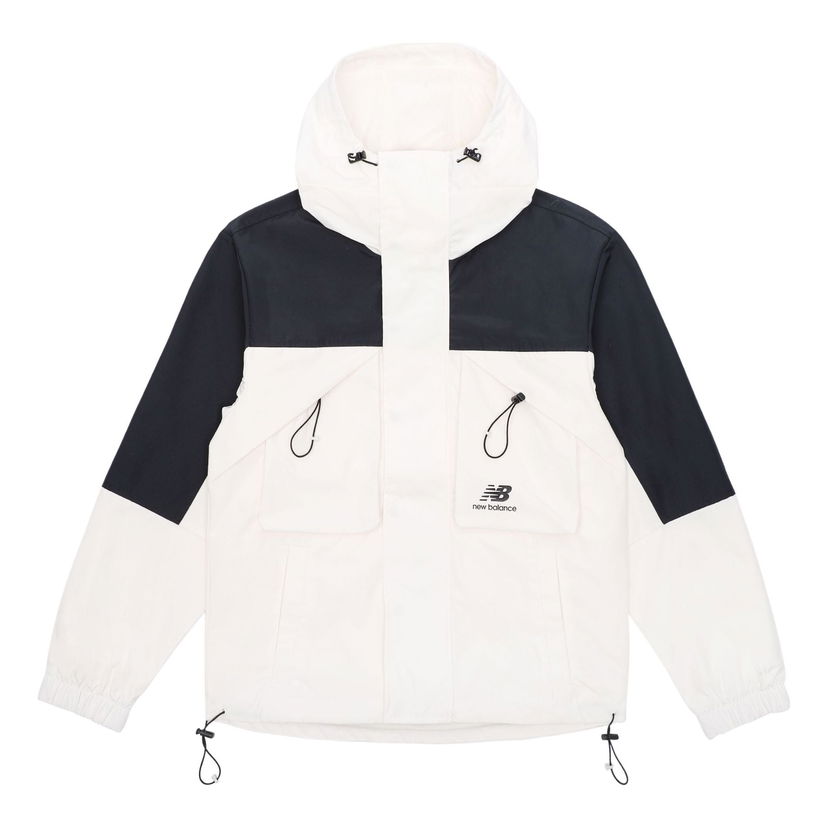 Vetrovka New Balance Woven Jacket Bela | AMJ13376-IV