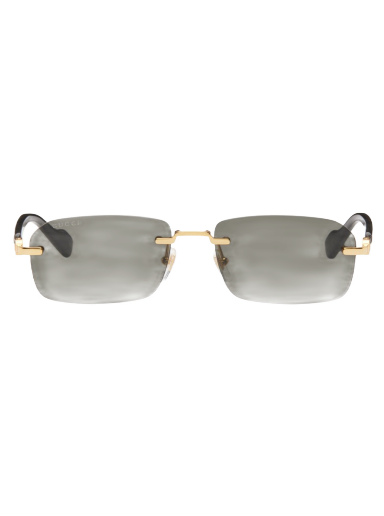 Sončna očala Gucci Rimless Sunglasses "Black & Gold" Črna | GG1221S-001