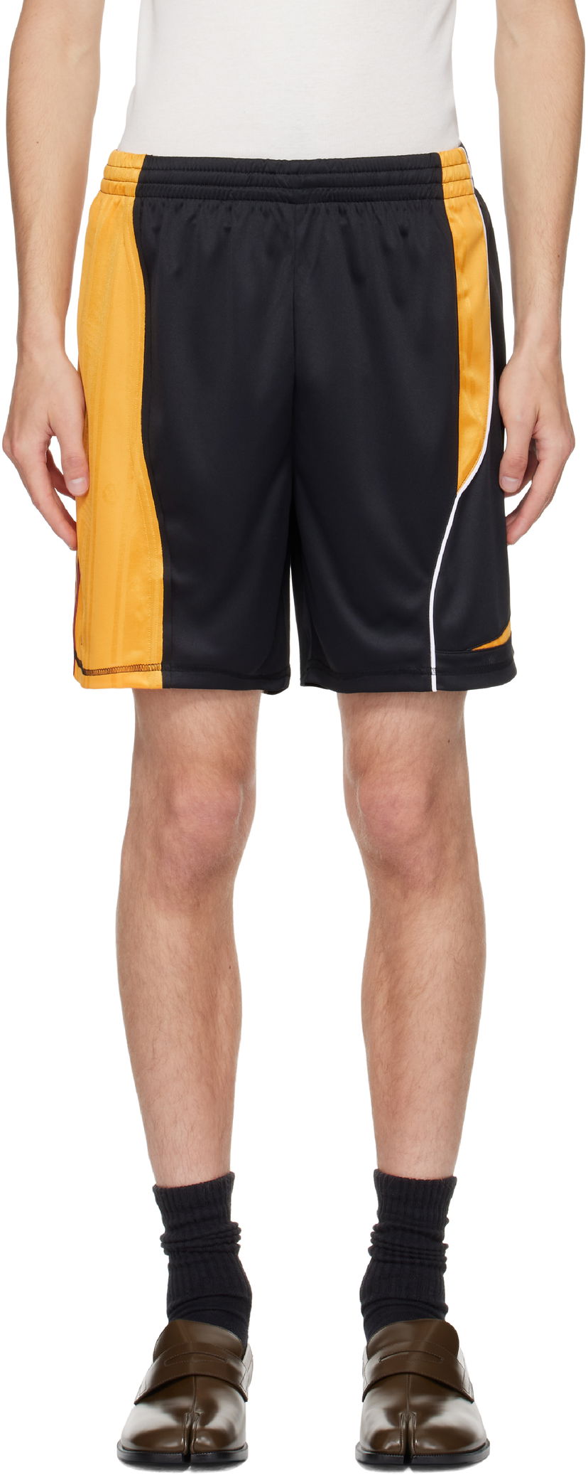 Kratke hlače Martine Rose Martine Rose Collage Football Shorts Črna | 196JT15015