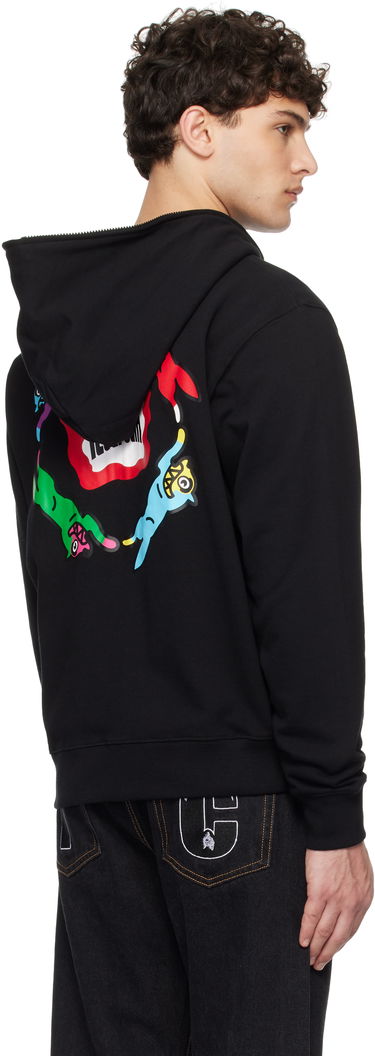 Pulover BBC IceCream ICECREAM Roundabout Zip Hoodie Črna | IC24452, 2