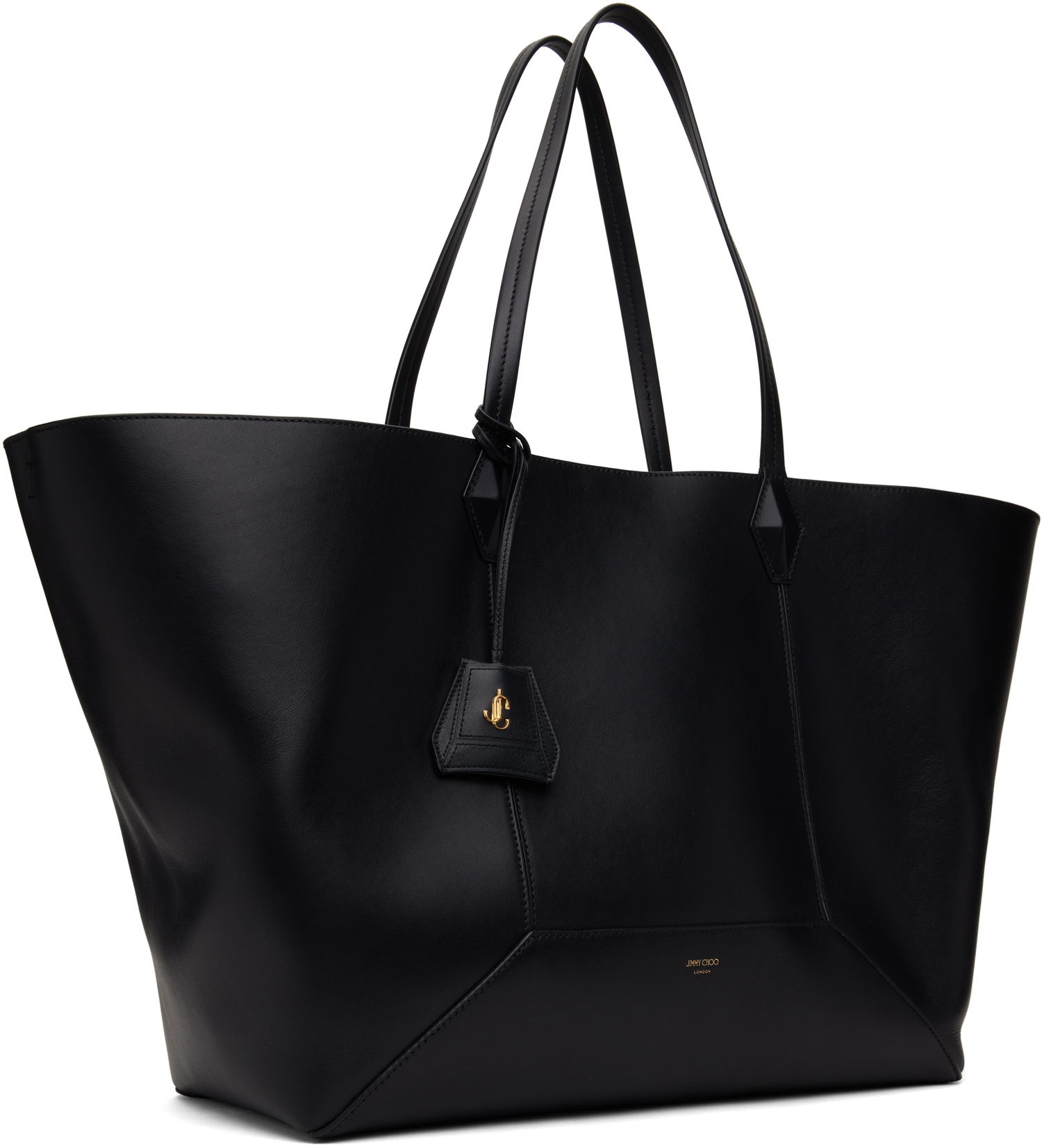 Tote bag Jimmy Choo Jimmy Choo Diamond L Tote Bag Črna | DIAMOND TOTE/L HUT, 1