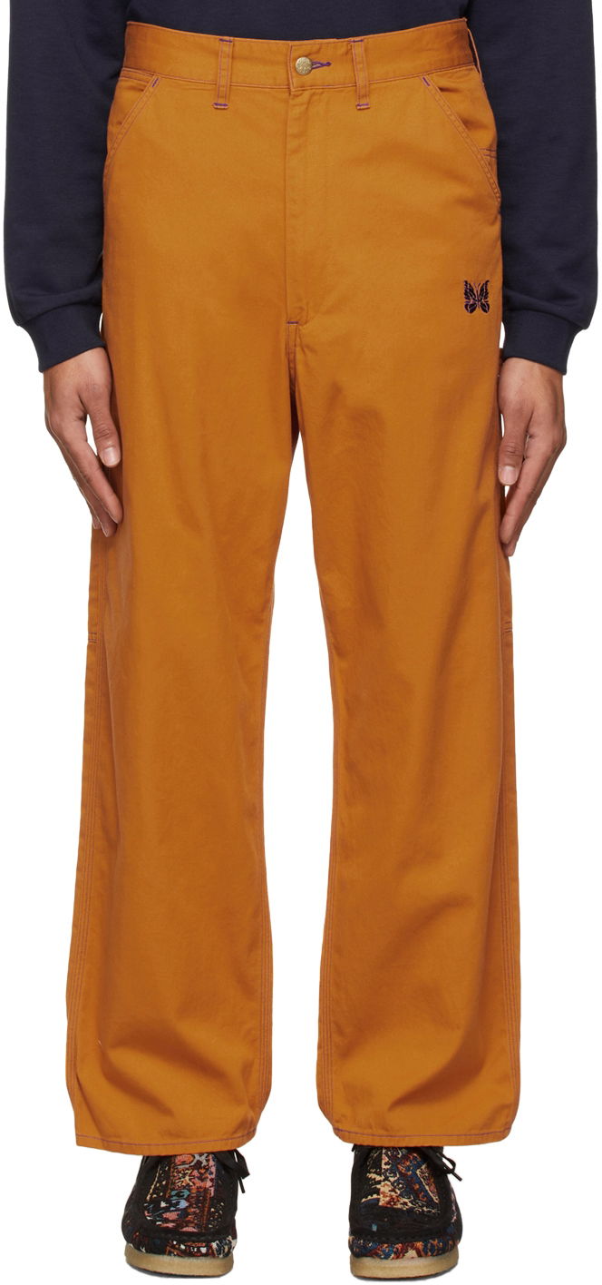 Hlače Needles NEEDLES SMITH'S Edition Painter Trousers Oranžna | KP287