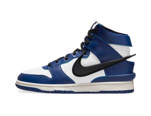 Superge in čevlji Nike AMBUSH x Dunk High "Deep Royal" Mornarica | CU7544-400