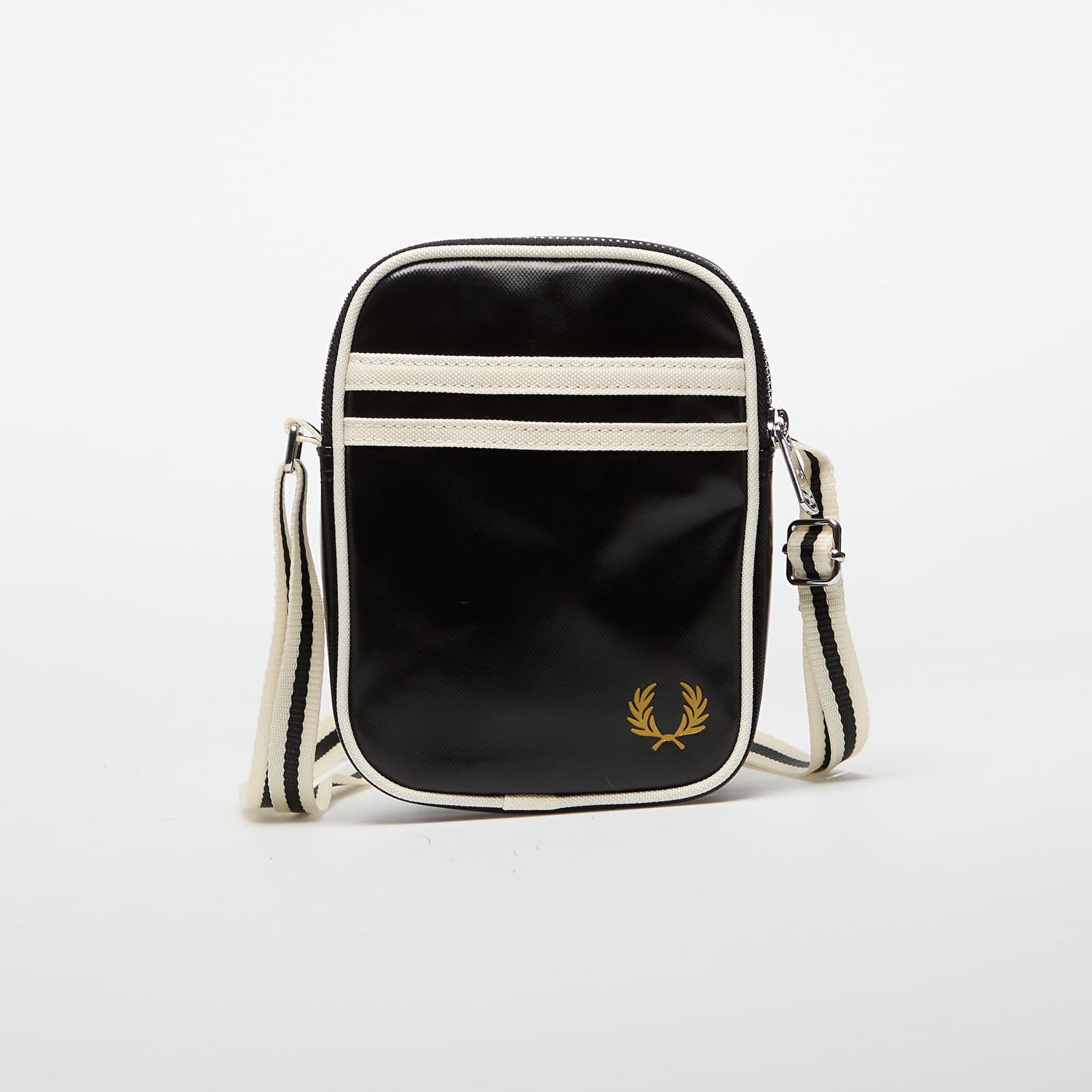 Torba za čez ramo Fred Perry Fred Perry Classic Small Side Bag Črna | L1179 D57, 0