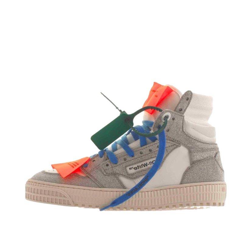 Superge in čevlji Off-White Off-Court 3.0 High White Silver W (FW22) Siva | OWIA112F22LEA0040172