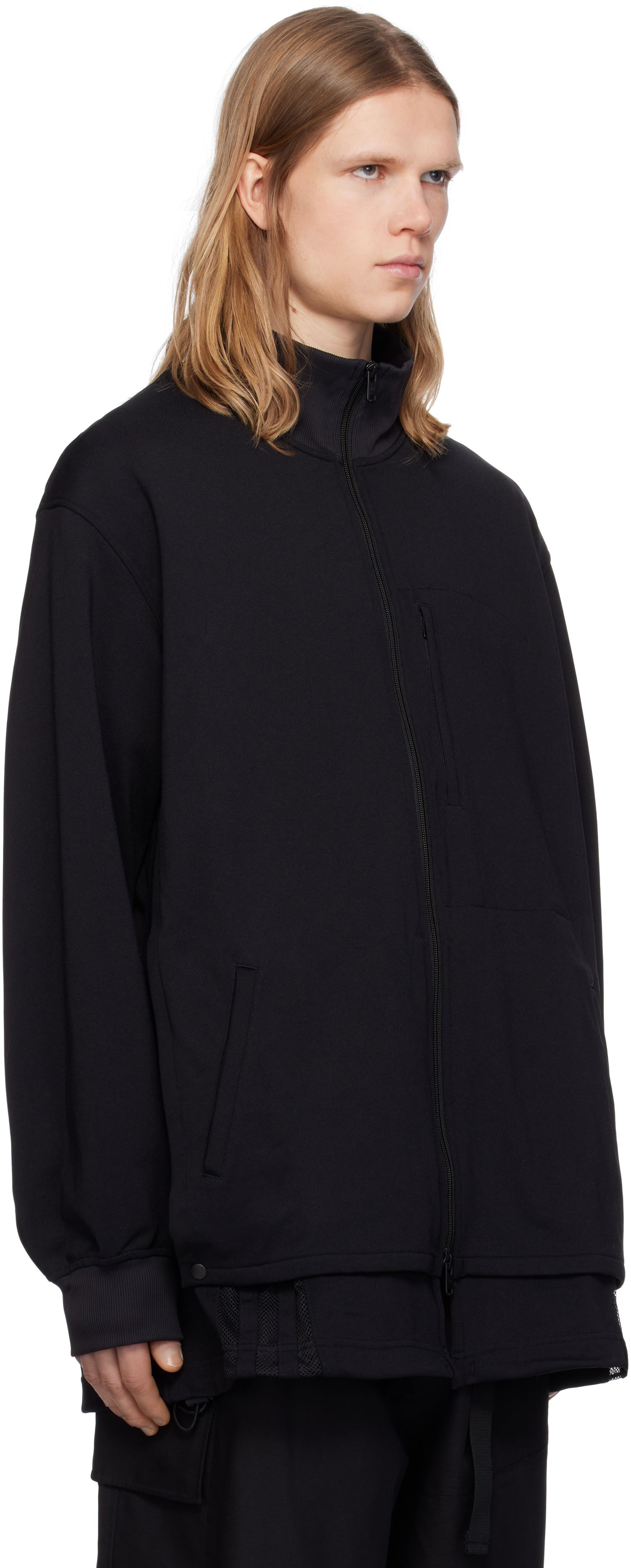 Pulover Y-3 Y-3 Relaxed Track Jacket Črna | JN4989, 1