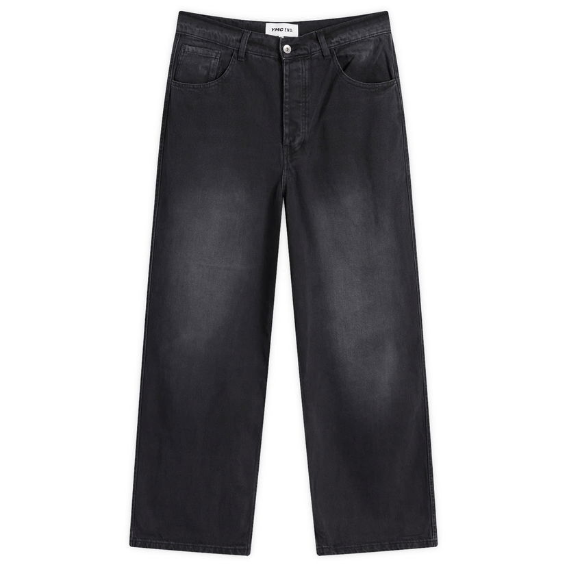 Kavbojke YMC YMC Replacement Wide Leg Jeans Črna | END-YMCNJ-DRK