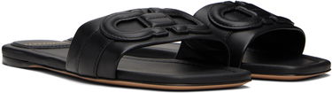 Modni dodatki FERRAGAMO Salvatore Ferragamo Gancini Slides Črna | 779890, 3