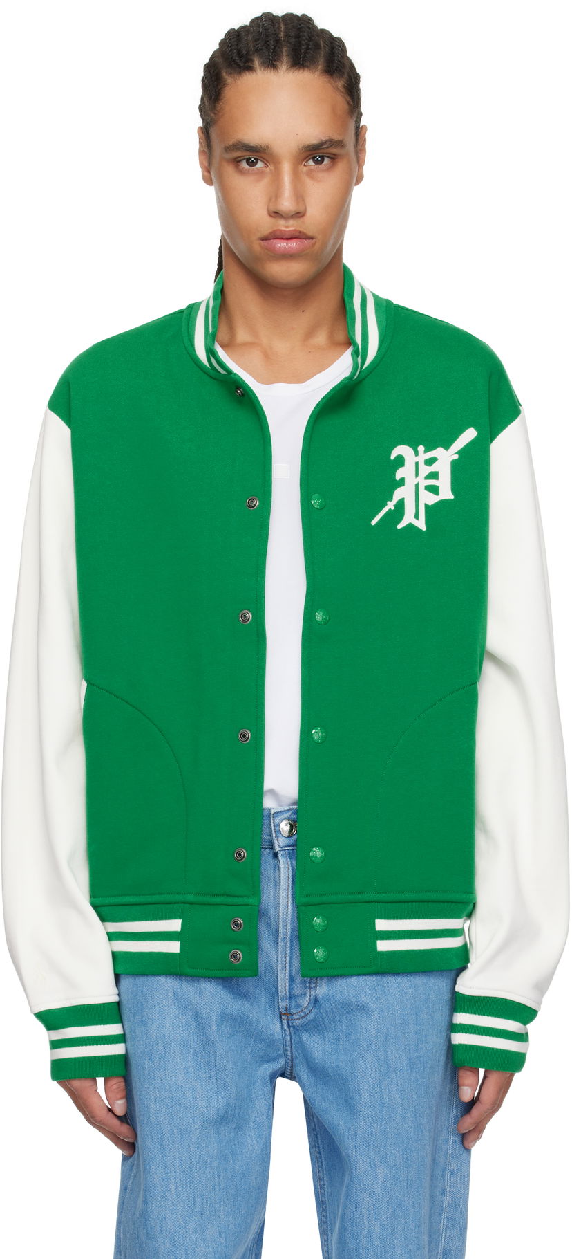 Bomber jakna Polo by Ralph Lauren Ralph Lauren Fleece Graphic Baseball Bomber Jacket Zelena | 710964712001