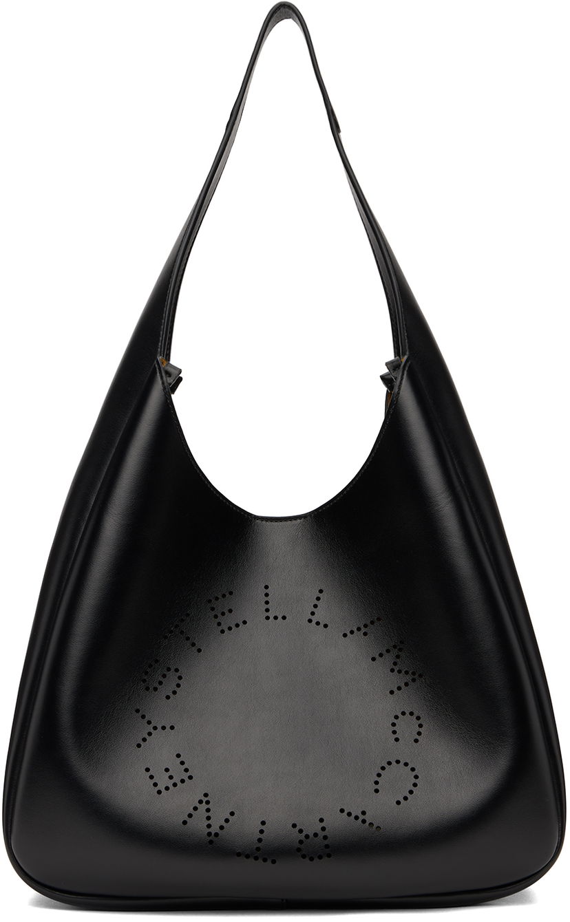 Torbica Stella McCartney Alter Mat Perforated Logo Tote Bag Črna | 7B0102W8542